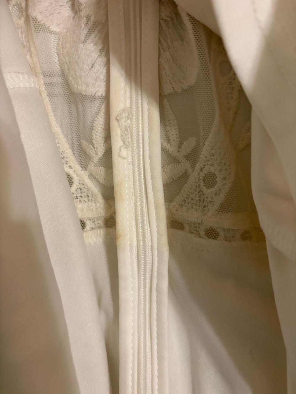Altar'd State Cream Floral Lace V-Neck Mini Dress - Picture 8 of 9